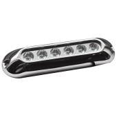 Lumina LED subacvatica cu 6 white LEDuri albe