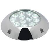 Lumina subacvatica cu 12x3W LEDuri RGBW, montare cu suruburi