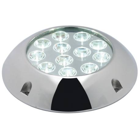 Lumina subacvatica cu 12x3W LEDuri RGBW, montare cu suruburi
