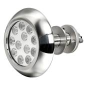 Lumina subacvatica cu 12x3W LEDuri albe, montare cu nituri