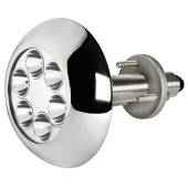 Lumina subacvatica cu 6x3W LEDuri albastre, montare cu nituri