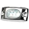 Lumina LED subacvatica 12/24V alb cu exterior din inox AISI316