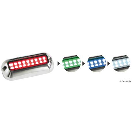 Lumina LED subacvatica OSCULATI, 18 LED-uri RGBW