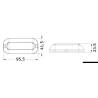 Lumina LED subacvatica OSCULATI, 18 LED-uri RGBW