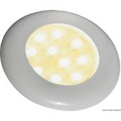 Plafoniera Batsystem Nova 2, 12 LED-uri albe, corp ABS alb cu comutator