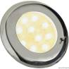 Plafoniera Batsystem Nova 2, 12 LED-uri albe, corp ABS cromat cu comutator