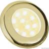 Plafoniera Batsystem Nova 2, 12 LED-uri albe, corp ABS auriu cu comutator