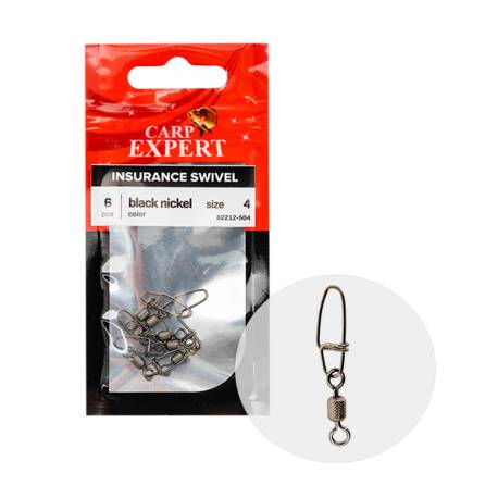 Vartej randalinat CARP ZOOM agrafa Insurance nr.6, 6 buc/plic