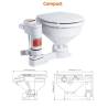Toaleta electrica SEAFLO Compact, 24V, 450 x 415 x 323mm