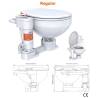 Toaleta electrica SEAFLO Regular, 12V, 463 x 482 x 335mm