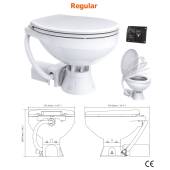 Toaleta electrica SEAFLO Regular Soft Close, 12V, 356 x 493 x 361m, panou de comanda inclus