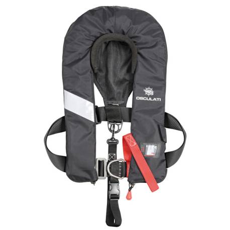 Vesta de salvare autogonflabila OSCULATI Sail Pro 180N, cartus Hammar, EN ISO 12402-3