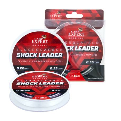 CARP EXPERT FLUOROCARBON SHOCK LEADER 0.25MM-0.55M