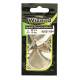 Struna fluorocarbon cu agrafa WIZARD 11kg, 25cm, 2 buc/plic