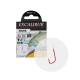 Carlige legate EXCALIBUR Bolo Red nr.12, 10 buc/plic