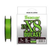 Fir textil SEAGUAR Dulast X8 PE Braid Flash Green 150m, 0.128mm, 12lb