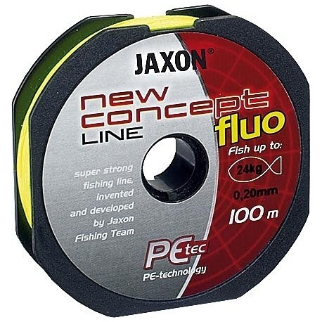 Fir textil JAXON CONCEPT LINE GALBEN FLUO 100m 0.35mm 50kg