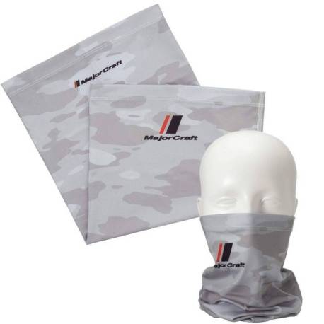 Buff MAJOR CRAFT UV-CUT FACE GUARD Light Gray Camo