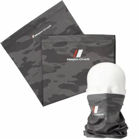 Buff MAJOR CRAFT UV-CUT FACE GUARD Dark Grey Camo