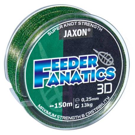 Fir monofilament JAXON FEEDER FANATICS 3D 150m, 0.22mm, 11kg