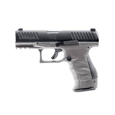Pistol paintball UMAREX Walther T4E PPQ M2, cal. .43 – Tungsten Gray, 5 jouli