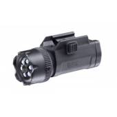 Laser rosu pentru pistol airsoft cu leduri UX LLM 1 Umarex 2.1129X, sina Picatinny
