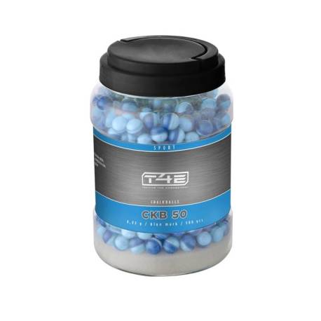Bile cu creta albastra UMAREX T4E Sport CKB 50, cal. .50, 0.95 g, 500 bucati