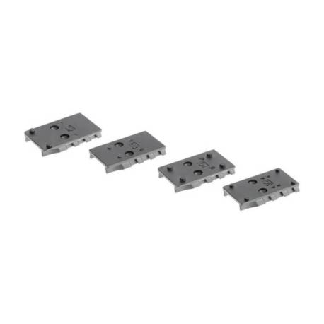 Adaptoare montura dispozitive de ochire pentru Walther PDP Compact 4 inch, 4 placi