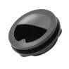 Maner din nylon negru WHITECAP Flush Pull, 7.3cm