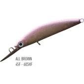 Vobler DAIWA PRESSO DOUBLECLUTCH 60SHF 6cm, 2.8g, All Brown