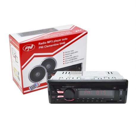 Radio MP3 player auto PNI Clementine 8440 1 DIN cu SD si USB